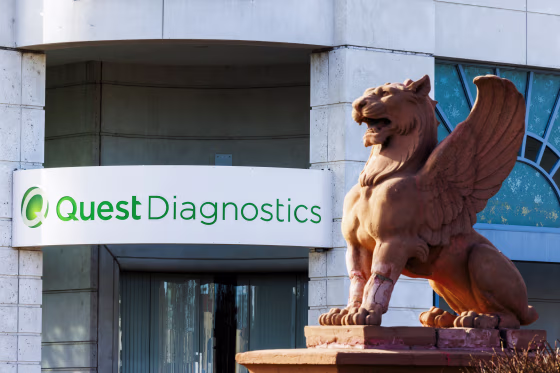 Quest Diagnostics logo.