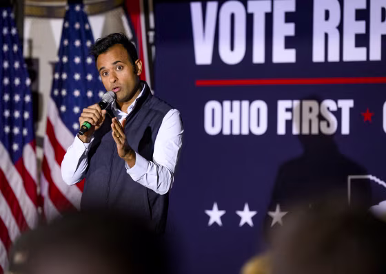 Republican Candidates In Ohio Campaign For Midterms At Pancake Breakfast