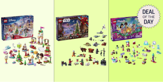 The calendars help you count down the 24 days before Christmas.