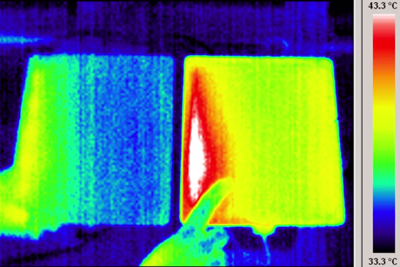 iPad heat tests