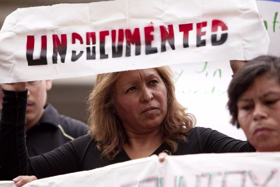 Maria Cruz Ramirez, one of several undocumented immigrants traveling across the country on the