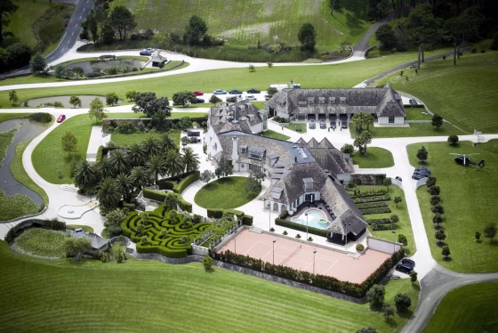 This aerial shot shows Kim Dotcom's house in Coatesville, north west of Auckland, New Zealand on Friday, Jan. 20, 2012. Police arrested founder Kim Dotcom and three employees of Megaupload.com, a giant Internet file-sharing site, on U.S. accusations that they facilitated millions of illegal downloads of films, music and other content costing copyright holders at least $500 million in lost revenue. (AP Photo/NZ Herald, Natalie Slade) NEW ZEALAND OUT, AUSTRALIA OUT