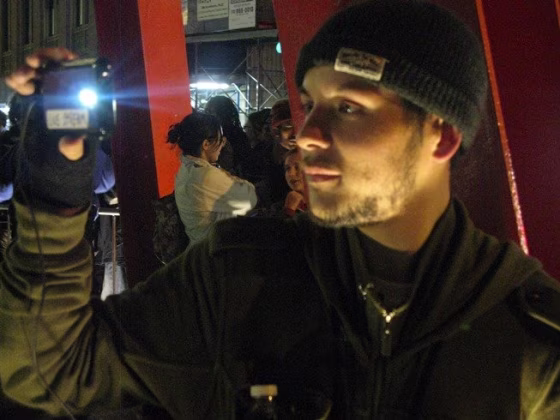 Tim Pool at Zuccotti Park.