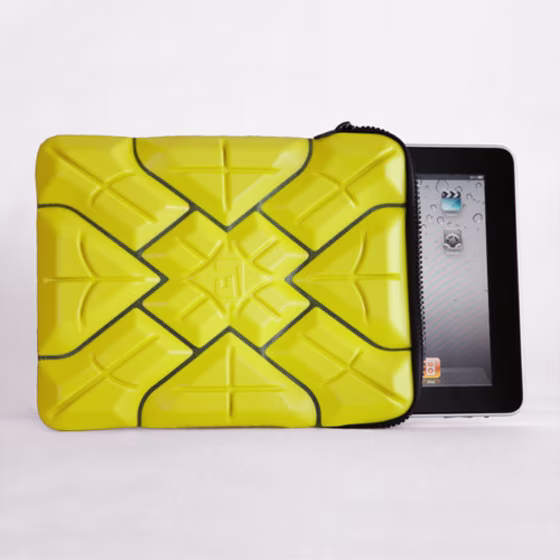 A G-Form iPad Extreme Sleeve like the one in the video dropped with an iPad inside at 500 feet
