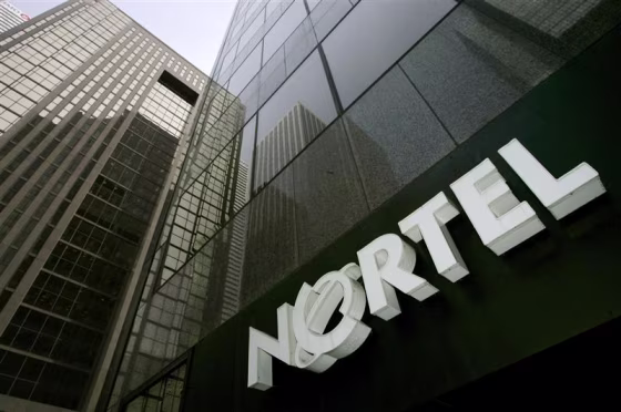A Nortel sign is seen in downtown Toronto February 27, 2008. REUTERS/Mark Blinch