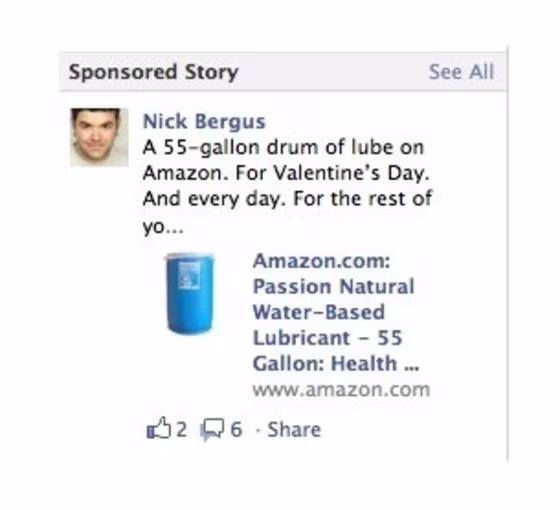 Facebook ad