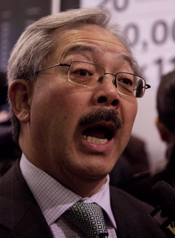San Francisco mayor Ed Lee.