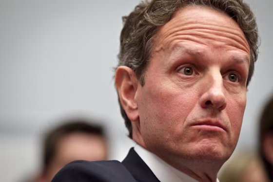 Treasury Secretary Timothy Geithner testifies on Capitol Hill in Washington on Wednesday,