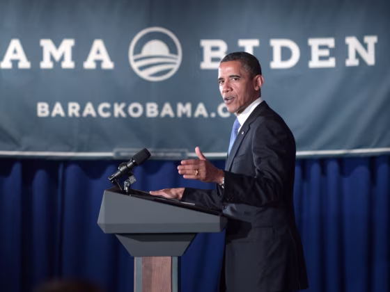 President Barack Obama speaks during a campaign fundraiser May 14, 2012 at the Rubin Museum of Art in New York City.