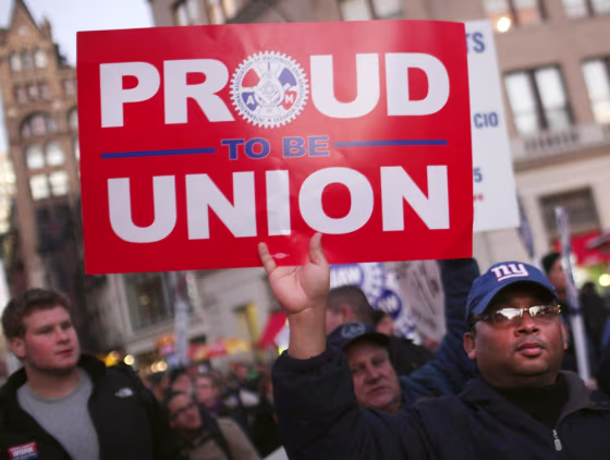 New York does not have the most union workers in the country (that goes to California), but it has the largest percentage of workers that are in unions.