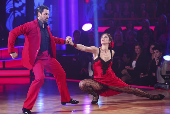 Hope Solo and Maks Chmerkovskiy delivered an ambitious Argentine tango on Monday, but it wasn't enough to keep them in the competition.