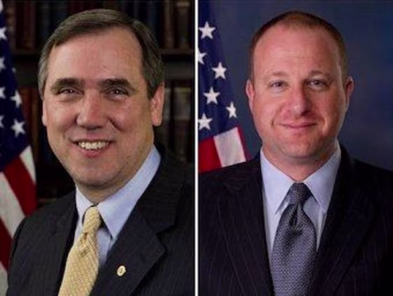 Sen. Jeff Merkley (D-Ore.) and Rep. Jared Polis (D-Colo.)