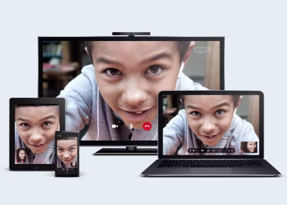 Skype video