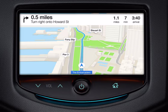 Apple's \"iOS in the Car\" will start appearing in cars in 2014.