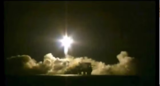 A Sea Launch Zenit 3SL rocket launches from the Odyssey platform in the Pacific Ocean, but fails to carry its payload, the Intelsat 27 satellite, into orbit on Friday. An investigation into the launch failure is under way.