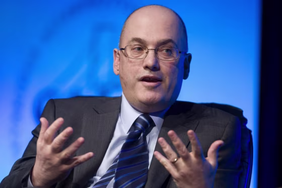 Hedge fund manager Steven A. Cohen, founder and chairman of SAC Capital Advisors, responds to a question during a conference in Las Vegas, Nevada in t...