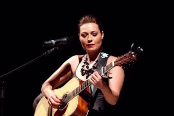 Mira Awad in performance.