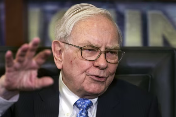 Berkshire Hathaway CEO and Chairman Warren Buffett speaks during an interview with Liz Claman of the Fox Business Network, in Omaha, Neb., Monday, May...