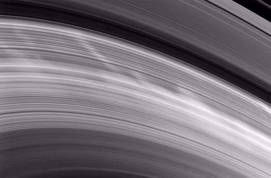 Cassini spots the return of Saturn's mysterious spokes in 2009.