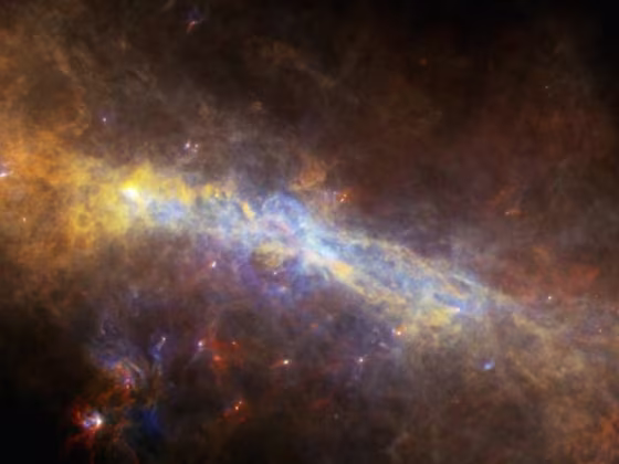 The European Space Agency's Herschel Space Telescope provides an infrared view of a twisted ring at the center of our galaxy.