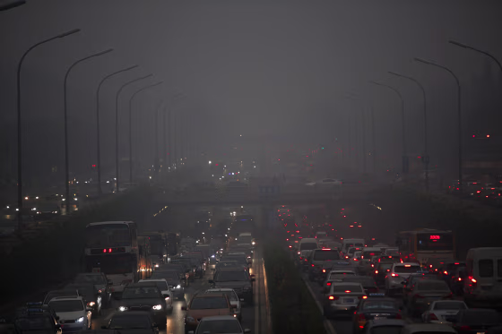 Image of smog in Beijing.