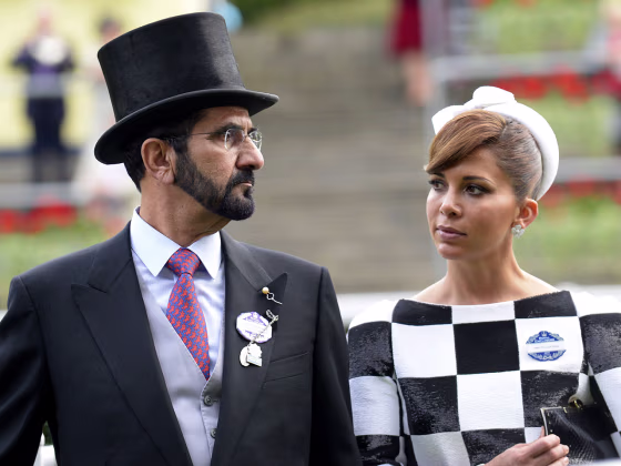 Sheikh Mohammad Bin Rashid Al Maktoum and Princess Haya Royal Ascot race meeting, Berkshire, Britain - 19 Jun 2013 (Rex Features via AP Images)