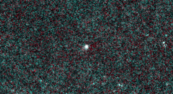 NASA's NEOWISE mission captured images of comet C/2013 A1 Siding Spring, which is slated to make a close pass by Mars on Oct. 19, 2014. The infrared pictures reveal a comet that is active and very dusty even though it was about 355 million miles (571 million kilometers) away from the sun on Jan. 16, 2014, when this picture was taken.
