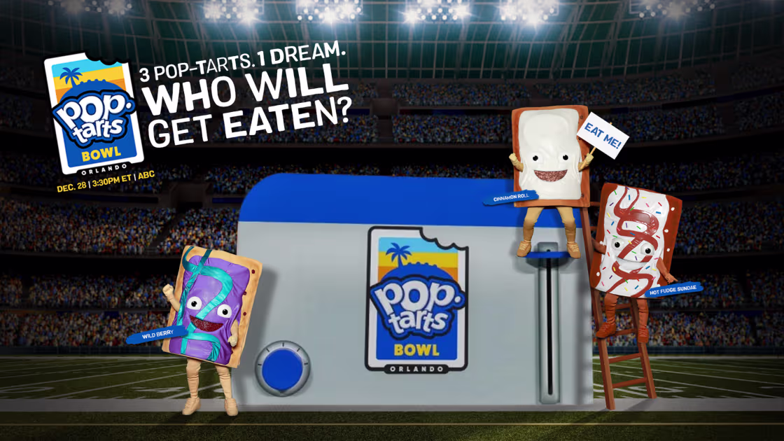 Mascot pop-tarts are pictured