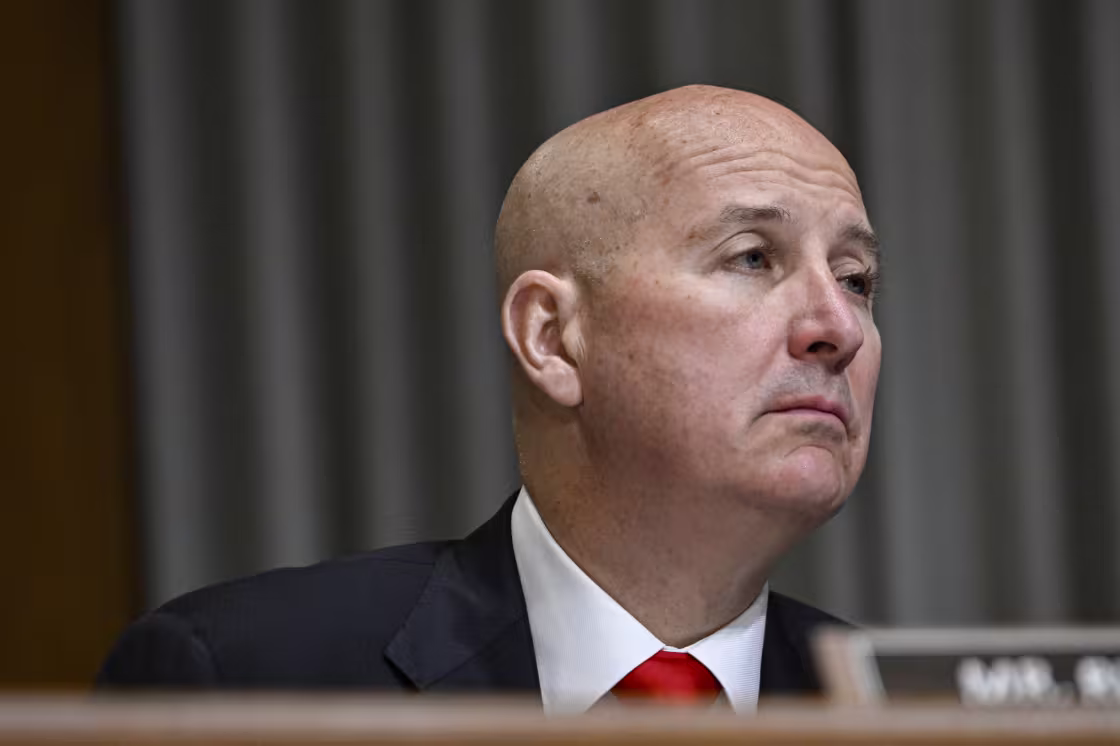 Sen. Pete Ricketts on Capitol Hill on May 21, 2024.