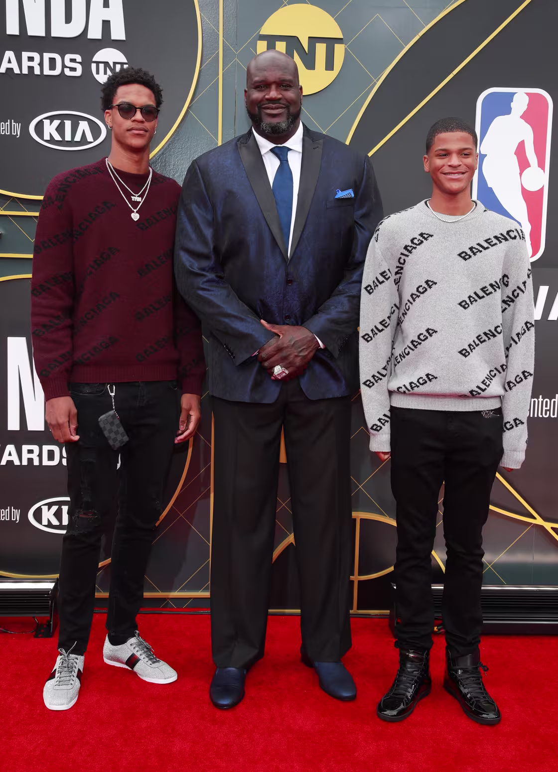 Shareef O'Neal, Shaquille O'Neal, and Shaqir O’Neal