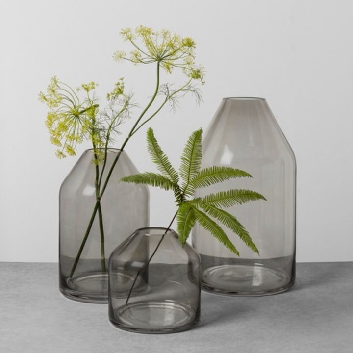 Glass Jug Vase by Hearth & Hand with Magnolia