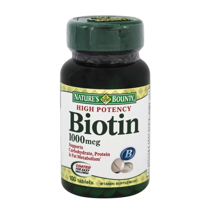 Nature's Bounty Biotin 1000 mcg Vitamin Supplement Tablets
