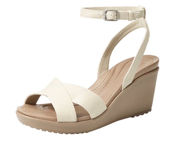 crocs women's heels open toe sandals