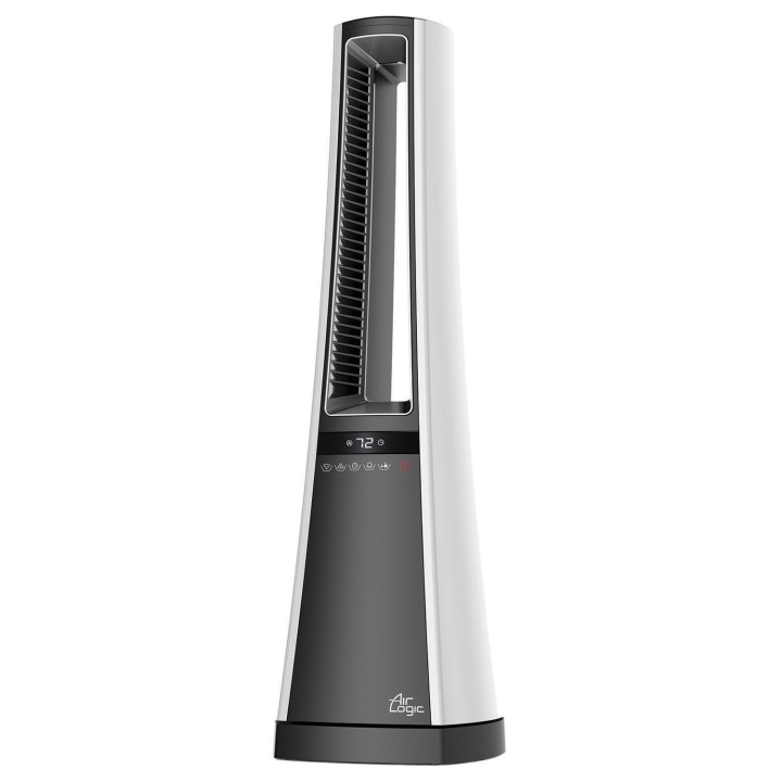 Lasko Air Logic Bladeless Electric Tower Space Heater with Remote