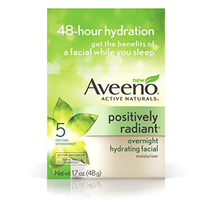 Aveeno Positively Radiant Overnight Hydrating Facial Moisturizer