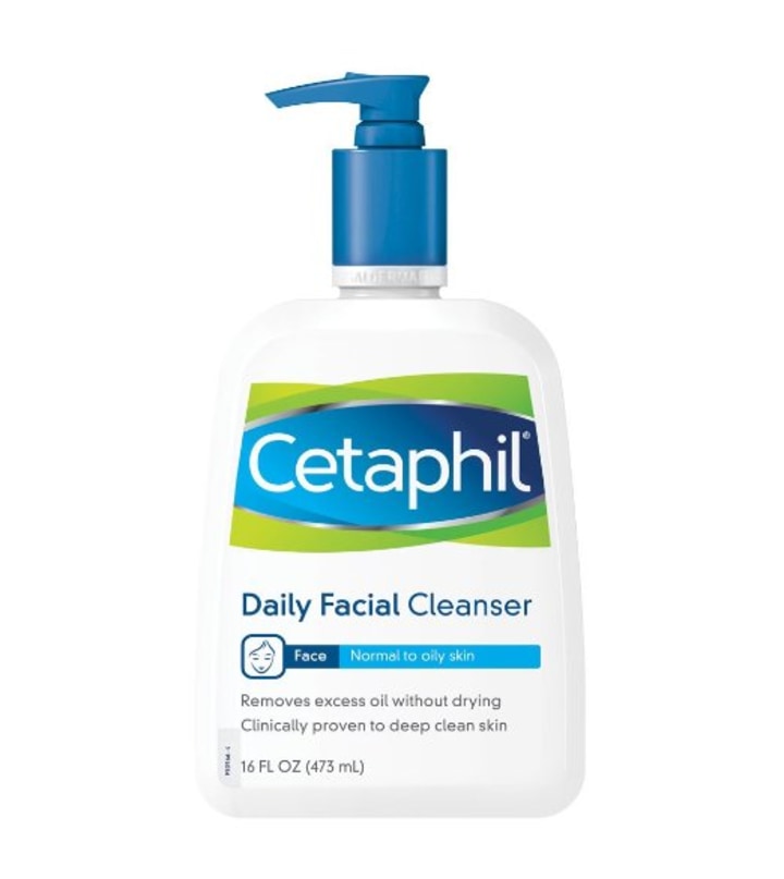 Cetaphil Daily Facial Cleanser, Face Wash For Normal to Oily Skin, 16 Oz (Walmart)