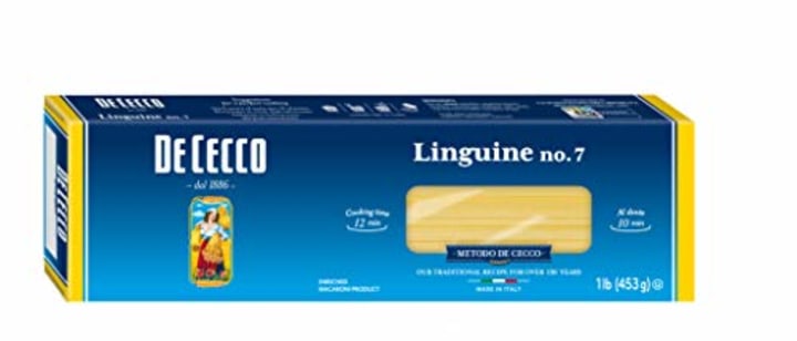De Cecco Semolina Pasta, Linguine No.7, 1 Pound (Amazon)