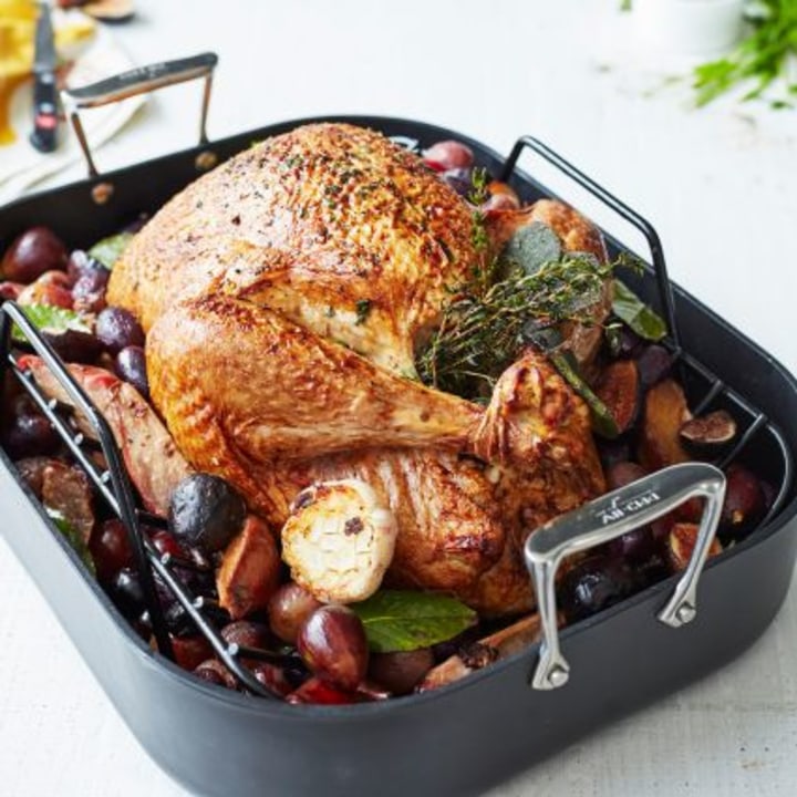 All-Clad HA1 Nonstick Roasting Pan with Rack