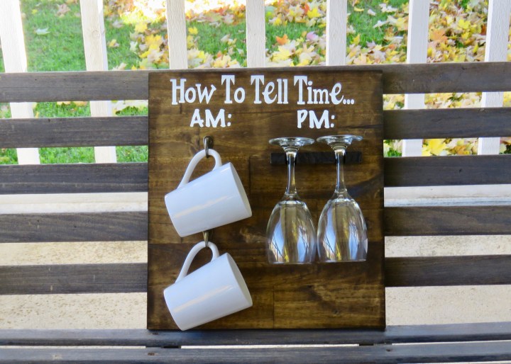 How To Tell Time Coffee and Wine Rack