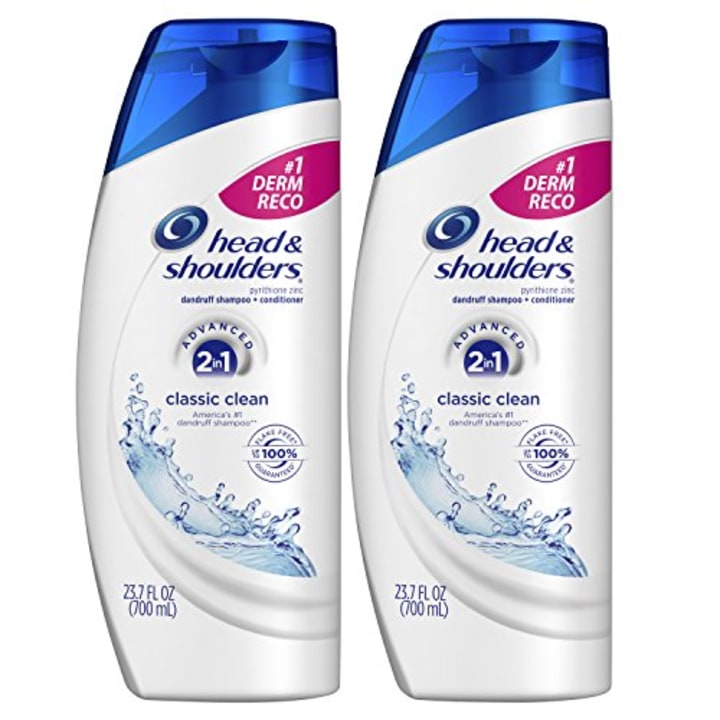 Head and Shoulders Classic Clean 2 in 1 Anti Dandruff Shampoo and Conditioner, 23.7 Fl Oz (Pack of 2) (Amazon)