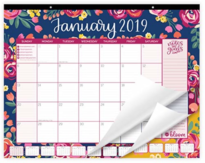Bloom Daily 2019 Desk or Wall Calendar