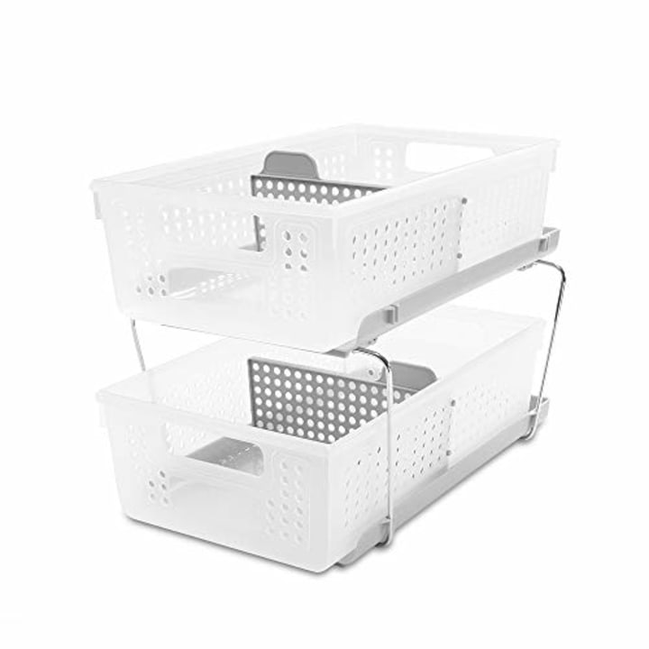 madesmart Two-Tier Organizer with Dividers (Amazon)