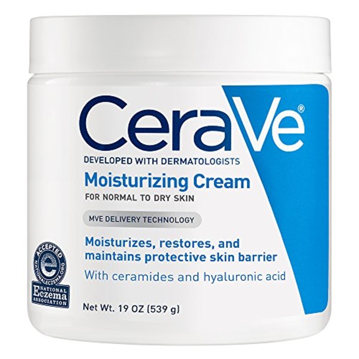 CeraVe Moisturizing Cream | 19 Ounce | Daily Face and Body Moisturizer for Dry Skin (Amazon)