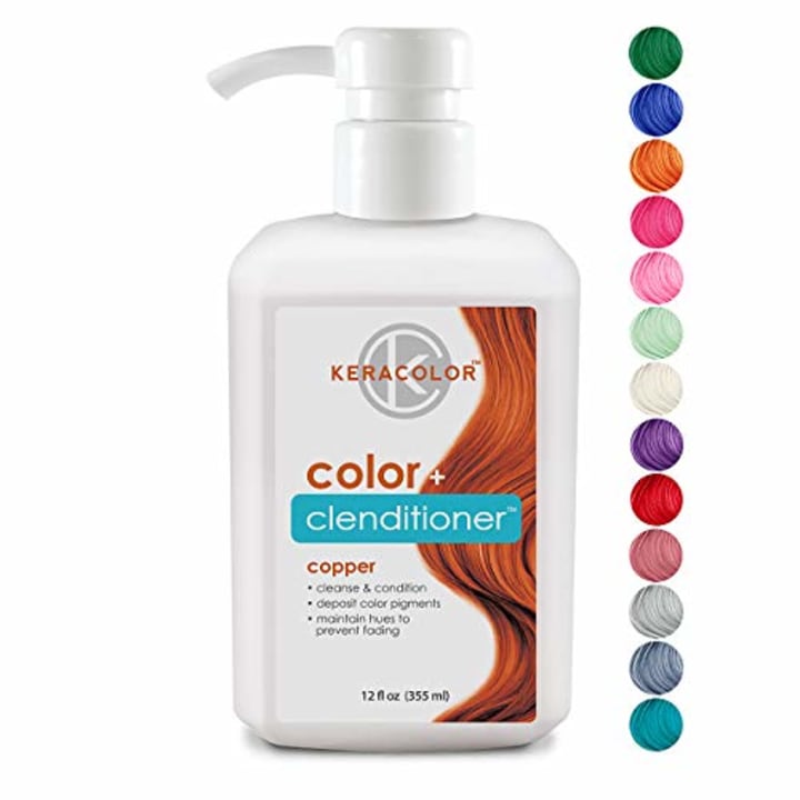 Keracolor Color Plus Clenditioner, Copper, 12 ounce (Amazon)