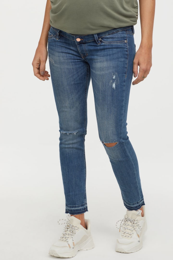 Mama Skinny Ankle Jeans