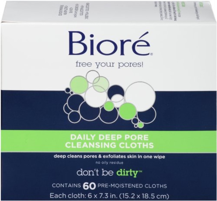 Bior? Daily Deep Pore Cleansing Cloths, 60 Count
