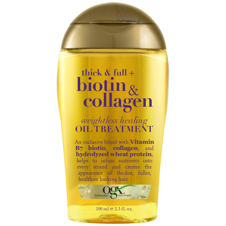 OGX Thick & Full Biotin & Collagen Weightless Healing Oil Treatment