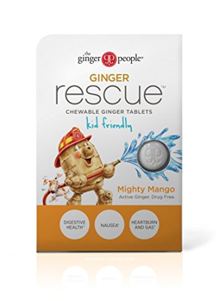 The Ginger People Ginger Rescue Chewable Ginger, Mighty Mango