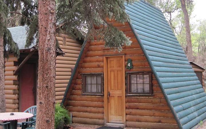 Timber Lodge A-frame cabin in Colorado Springs