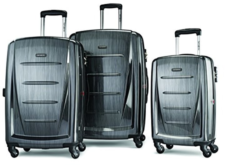 Samsonite Winfield 2 Fashion 3 Piece Spinner Luggage Set Charcoal